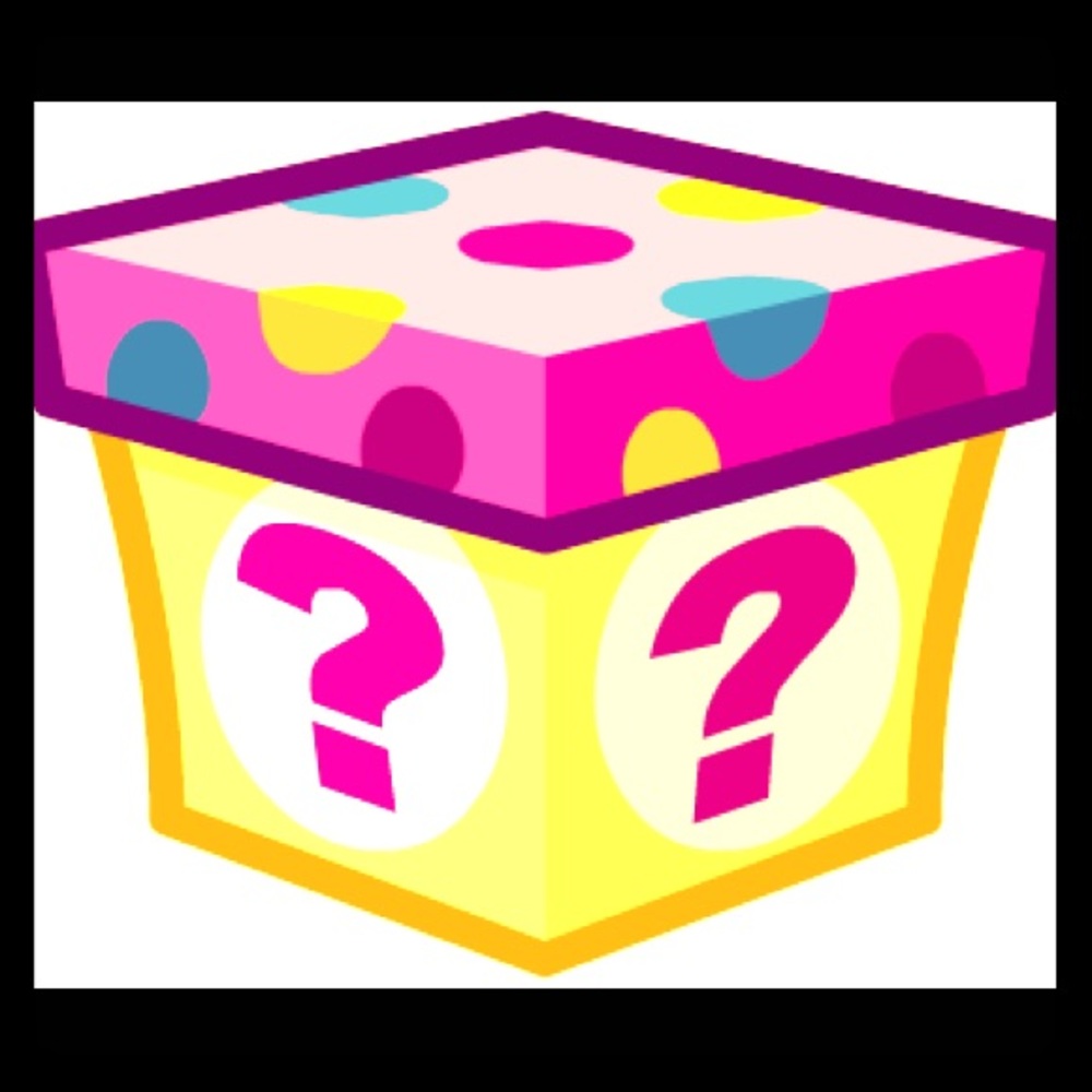 Mystery box.  3-5 items sizes medium and large.